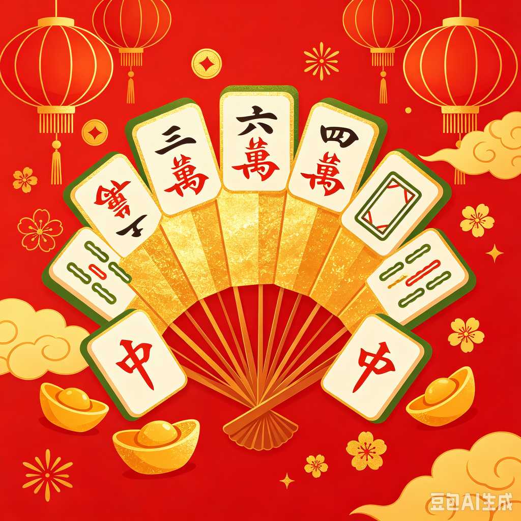 festival themed mahjong set
