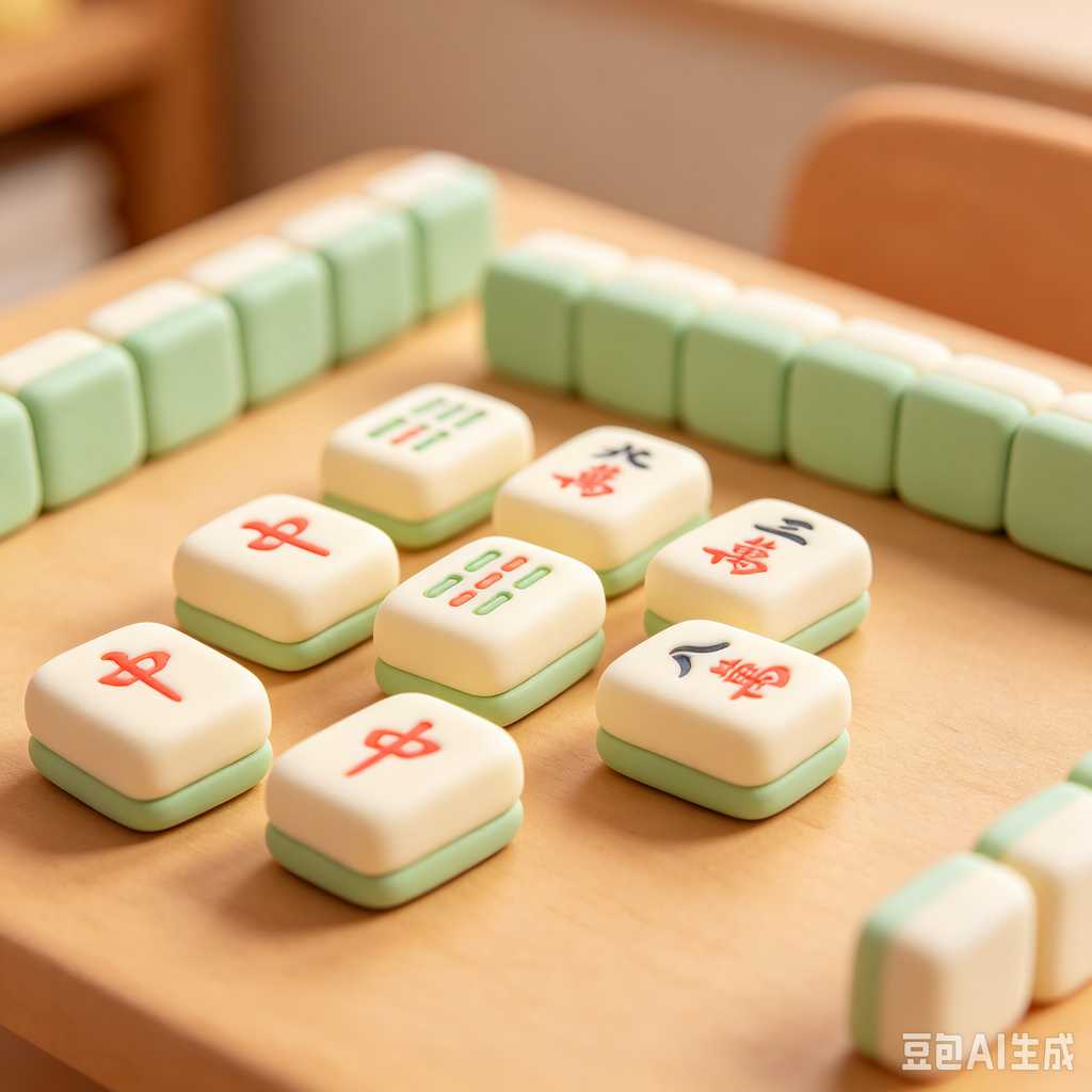 luxury carving mahjong tiles