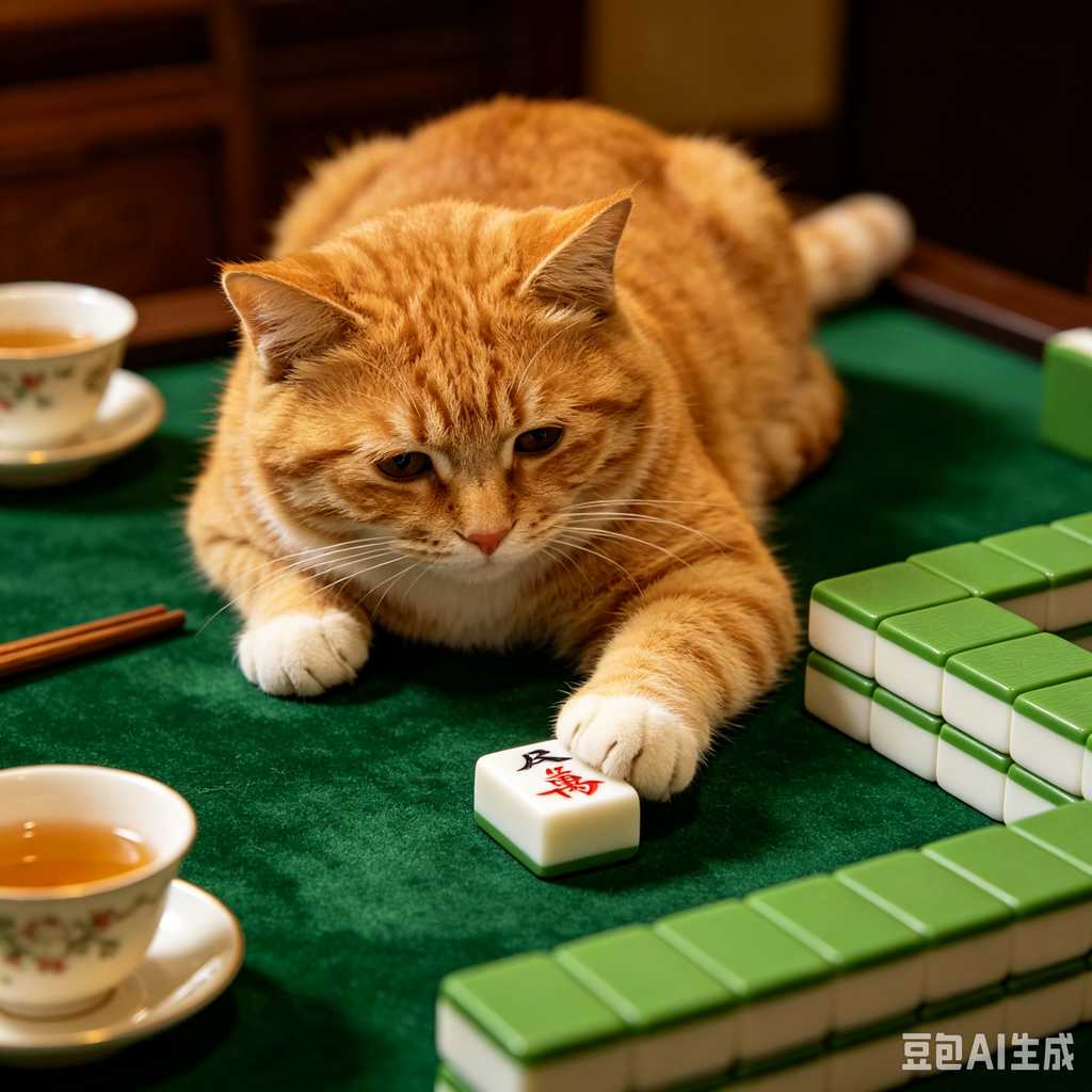 mahjong set with dice and chips